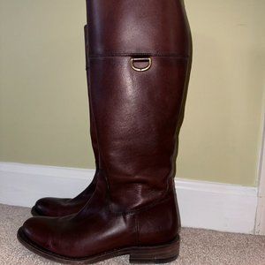 Frye and Co Tall Brown Cognac Boots 8.5